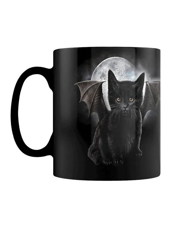 Bat Cat Heat Changing Mug