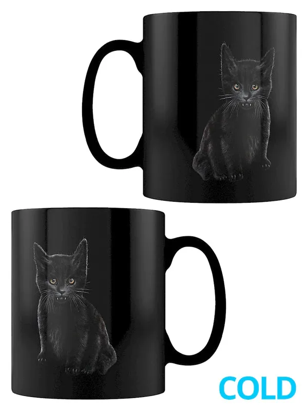 Bat Cat Heat Changing Mug
