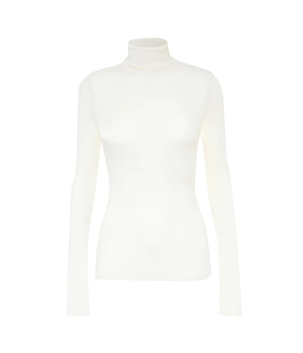Clothilde Second Skin Turtleneck in Milk