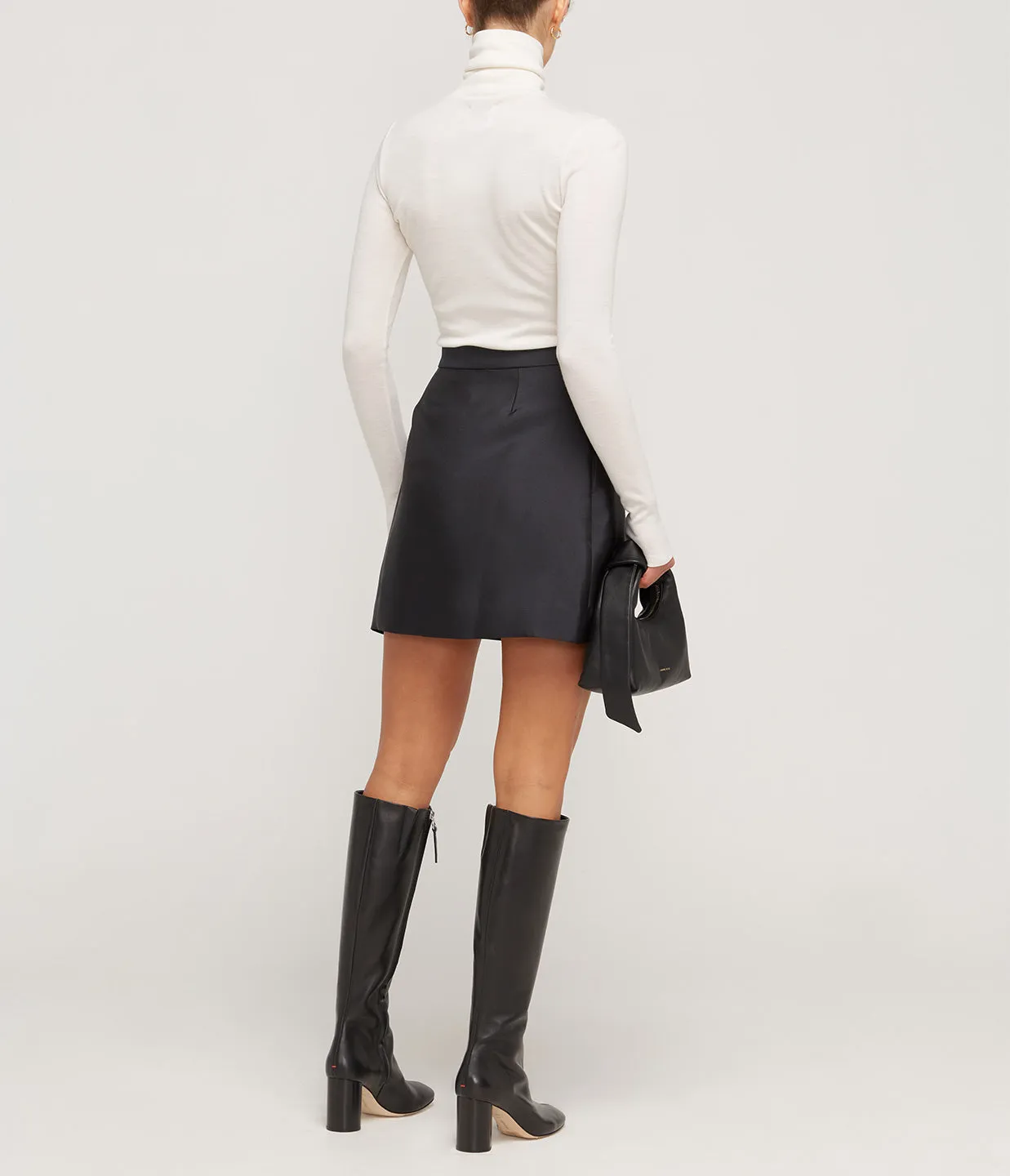 Clothilde Second Skin Turtleneck in Milk