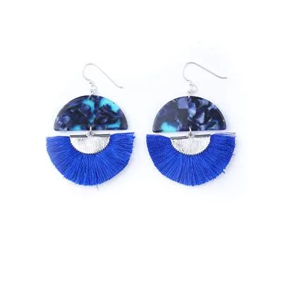 Jewelry Kit, FAN-tastic Tassel Earring Set, Blue - Limited Edition