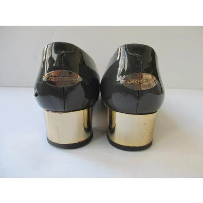 Jimmy Choo Gray Of London Patent Classic Low Pumps Size Eu