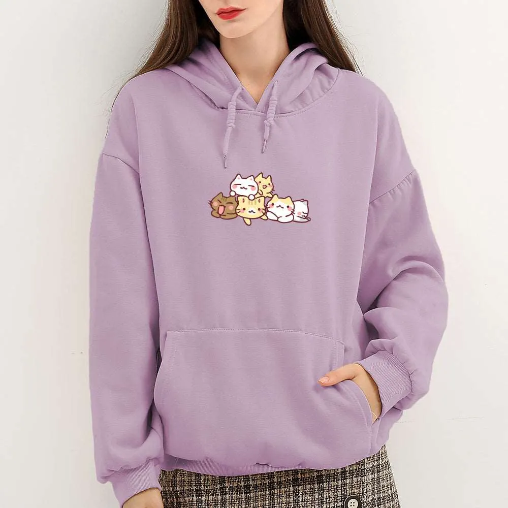 Kawaii Kitten Buddies Hoodie