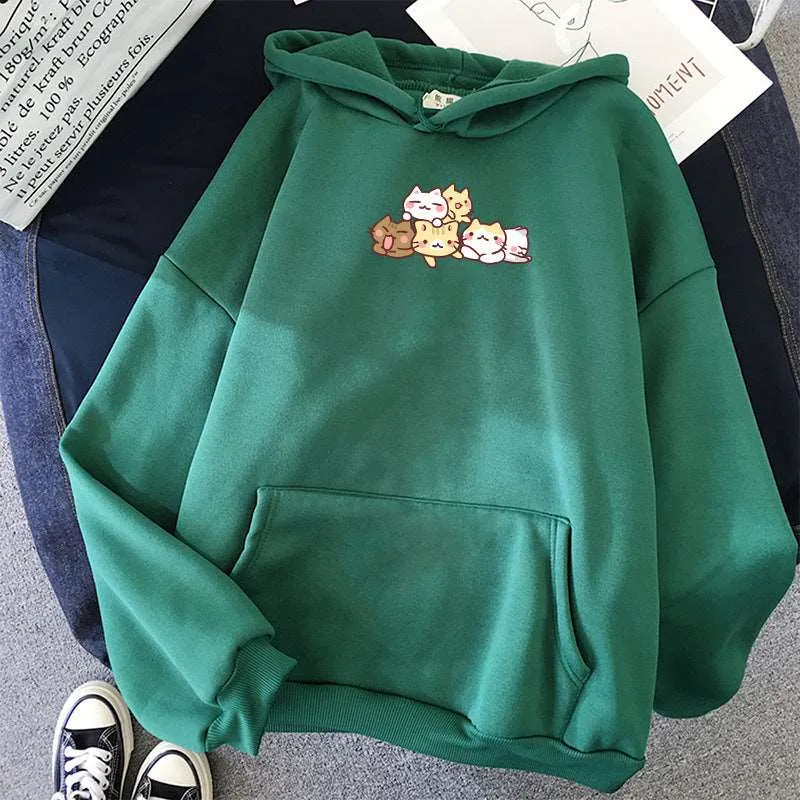 Kawaii Kitten Buddies Hoodie