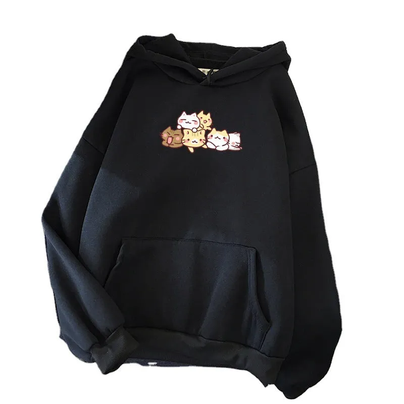 Kawaii Kitten Buddies Hoodie