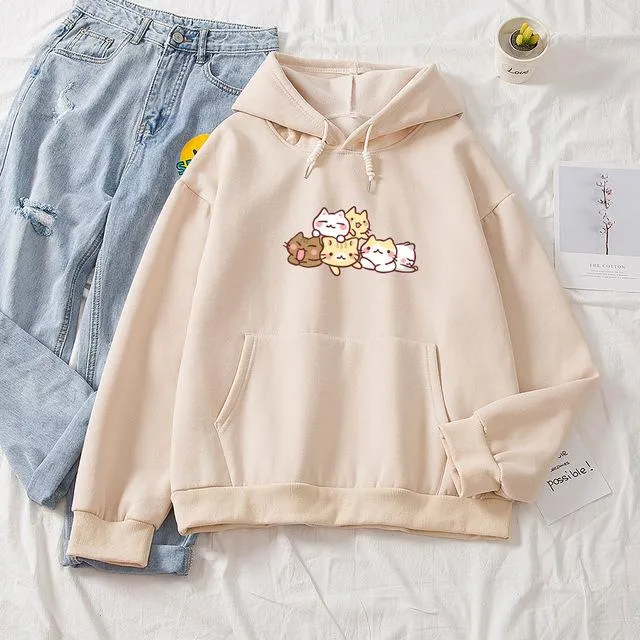 Kawaii Kitten Buddies Hoodie