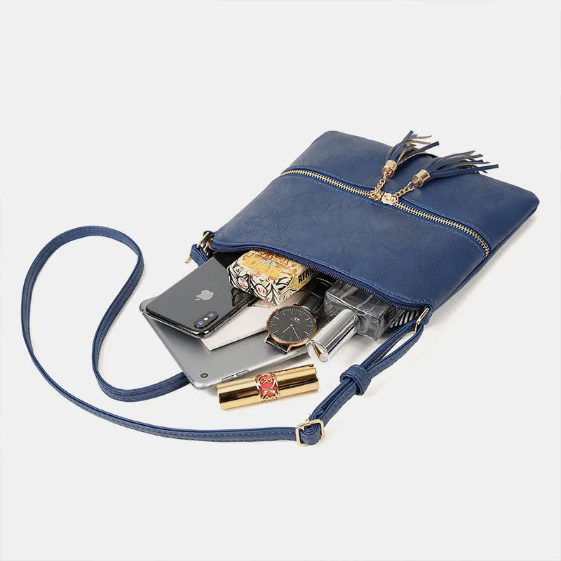 Large Capacity Tassel Crossbody Bag