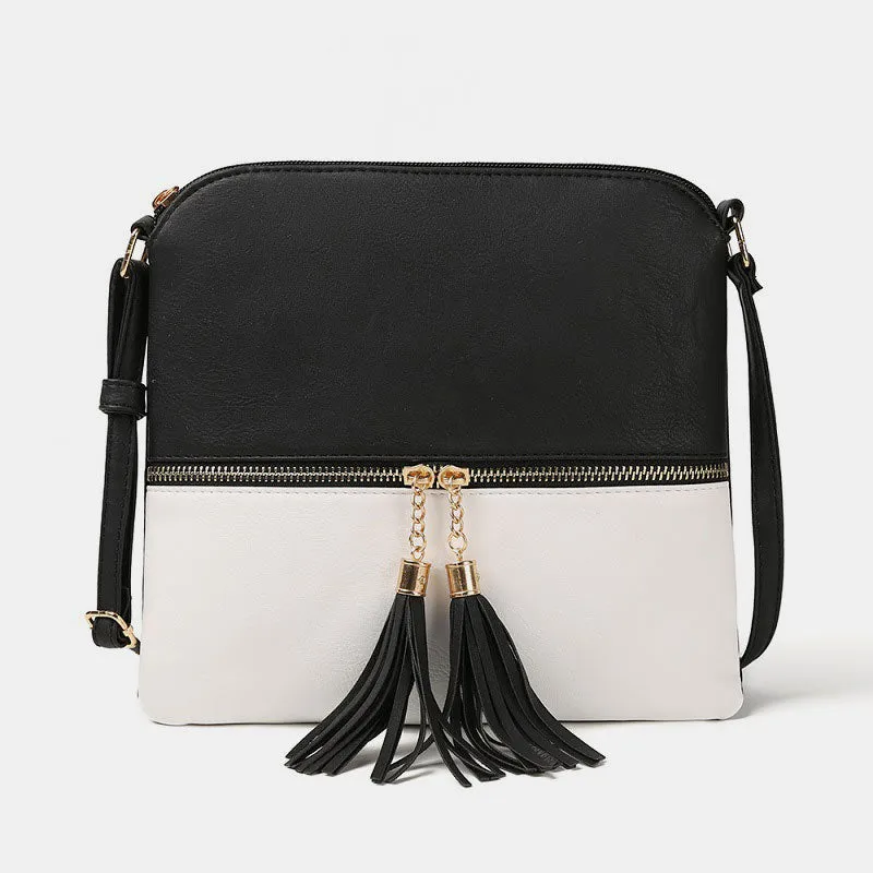 Large Capacity Tassel Crossbody Bag