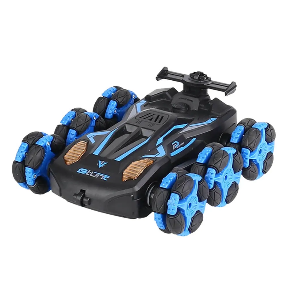 RC & WATCH CONTROL 6 ROUNDS MORPH STUNT CAR
