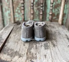 TWISTED X INFANT DRIVING MOCS GREY/LIGHT GREY