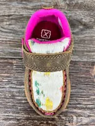 TWISTED X Infant's Driving Moc PINK SPECKLE