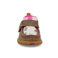 TWISTED X Infant's Driving Moc PINK SPECKLE