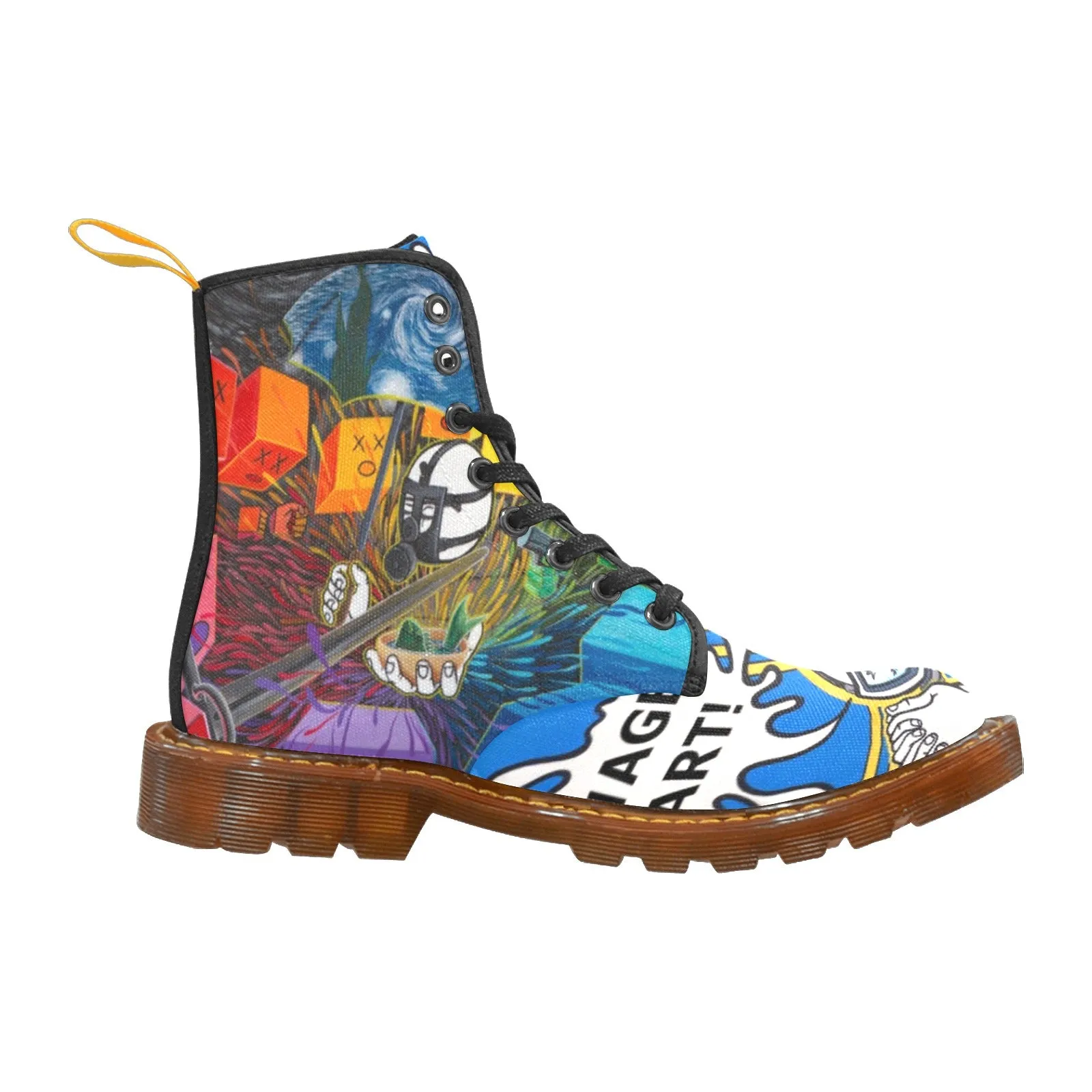 wage art with ISH Martin Boots For Women Model 1203H