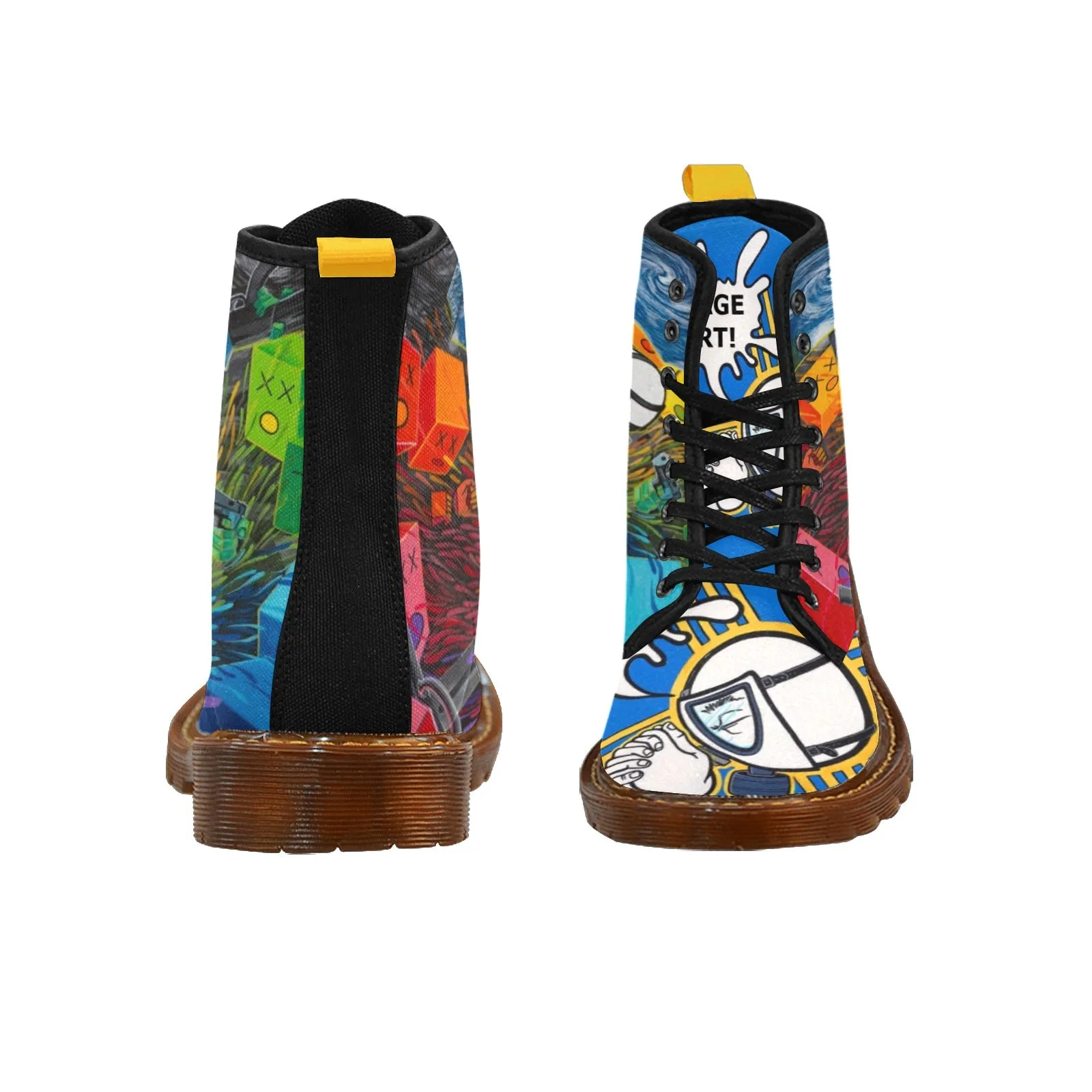 wage art with ISH Martin Boots For Women Model 1203H
