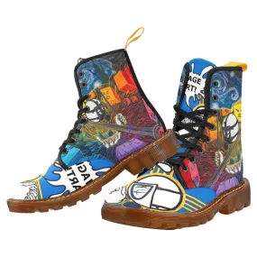 wage art with ISH Martin Boots For Women Model 1203H